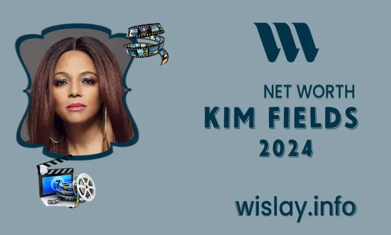 Kim Fields picture, wislay logo and written Kim Fields Net Worth 2024